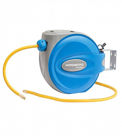 На сайте Трейдимпорт можно недорого купить Пневматический шланг на самоскручивающийся катушке, 15 м Nordberg HR1015HPVC. 